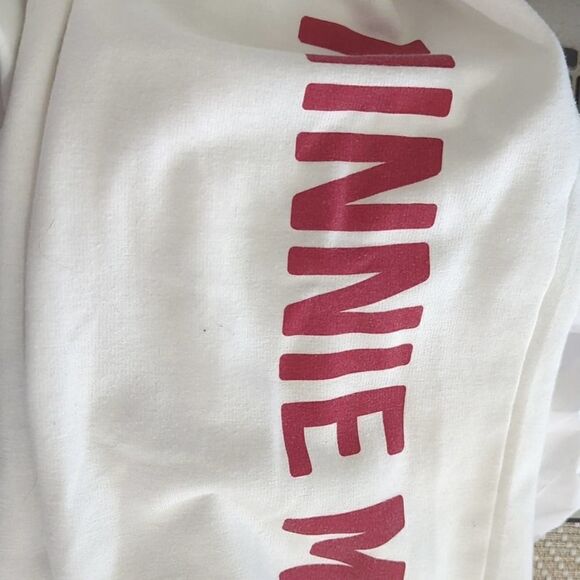 Disney White Minnie Mouse Sweatpants - Picture 3 of 8